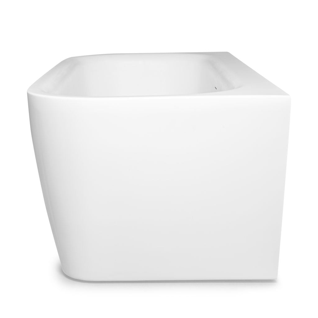 Cada de baie freestanding Mbo-Mona, 150x75x59, alb, acril antibacterian