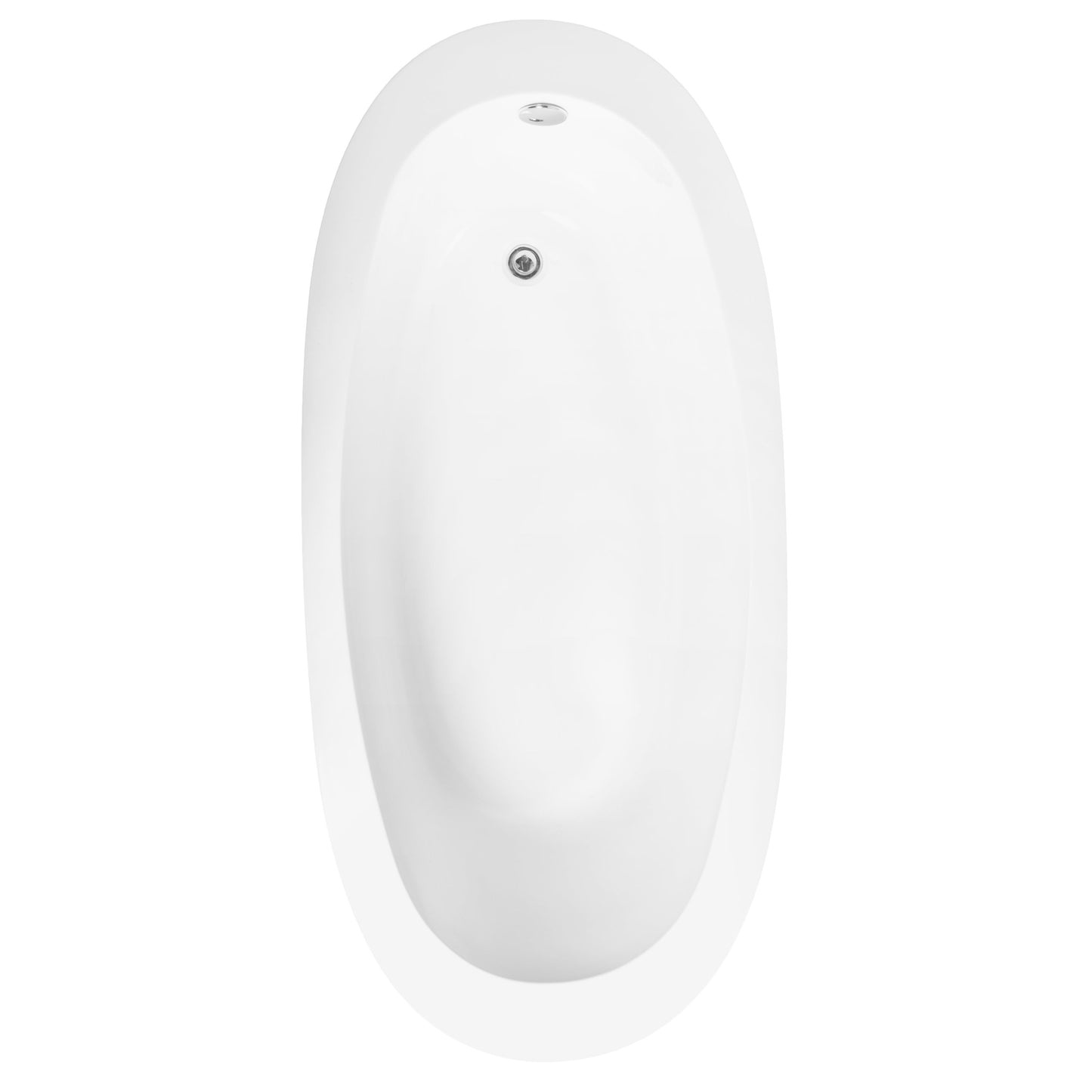 Cada de baie freestanding Mbo-Paula, 169x80x57, alb, acril antibacterian - MarbelOn