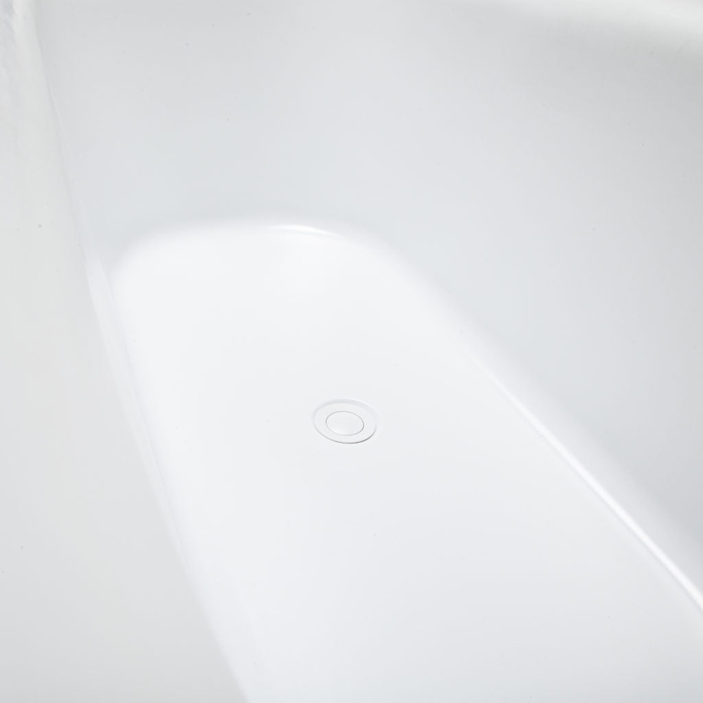 Cada de baie freestanding Mbo-Mona, 150x75x59, alb, acril antibacterian