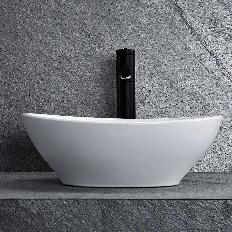 Lavoar blat Rea Sofia, 41x34cm, ceramica sanitara