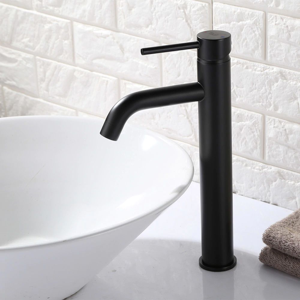 Baterie lavoar Lungo, 28 cm , alama, finisaj negru mat - MarbelOn
