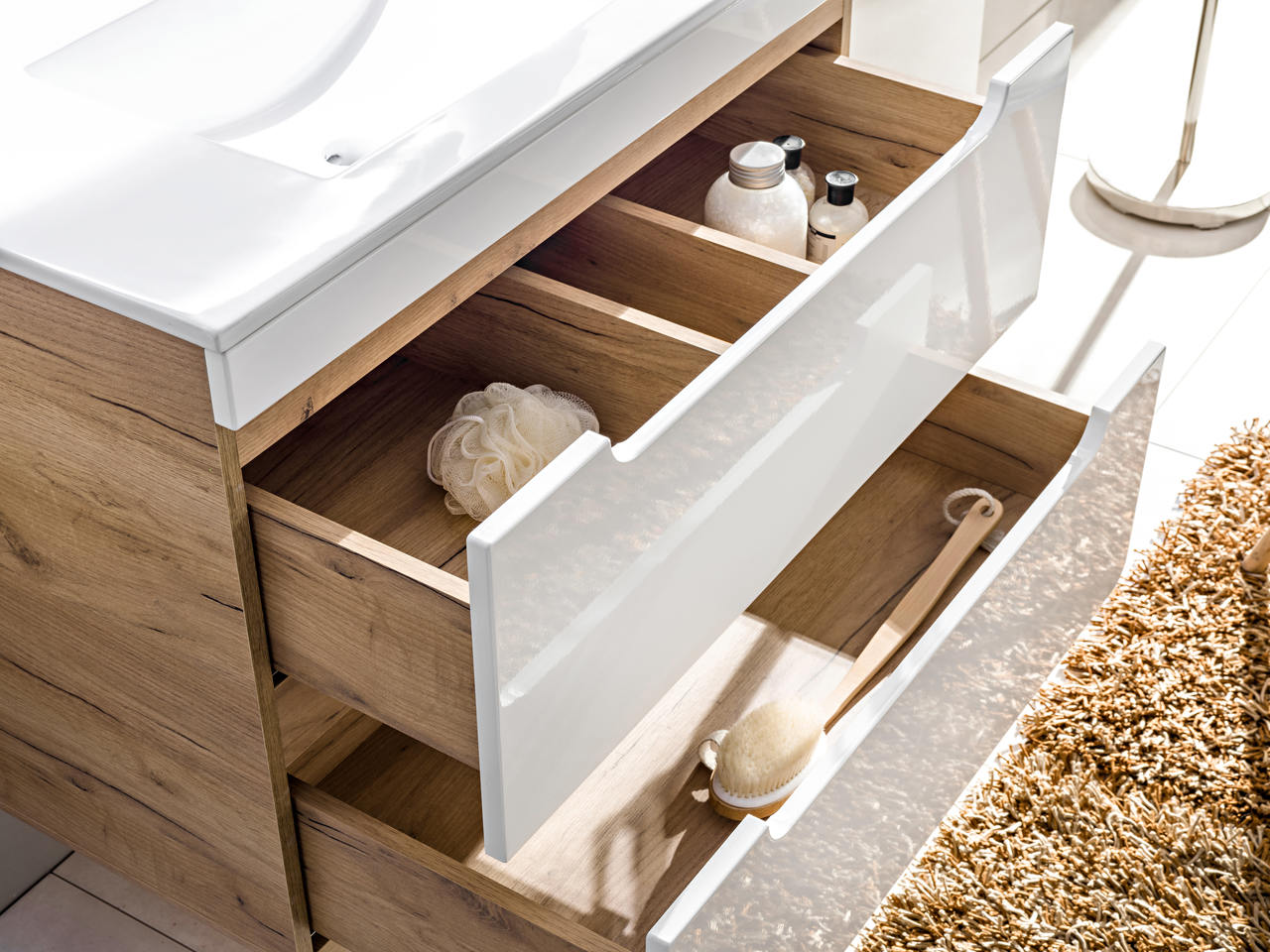 Masca pentru lavoar Aruba White 820