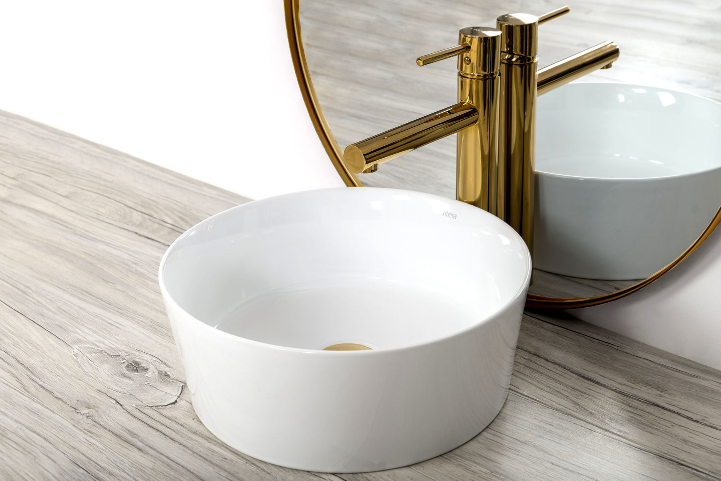 Lavoar blat Ida Slim, 36x36cm, ceramica sanitara - MarbelOn