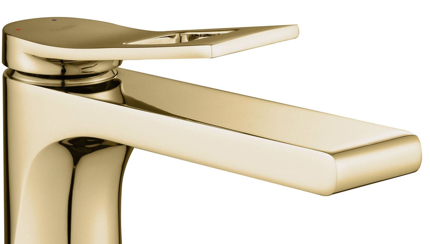 Baterie lavoar Rea Soul Gold, 15 cm, alama, finisaj auriu