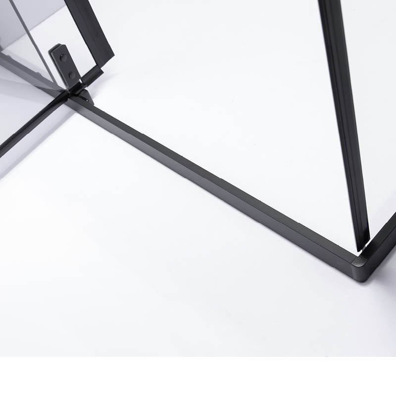 Cabina dus MBO-BS11A, 80x80cm, finisaj negru
