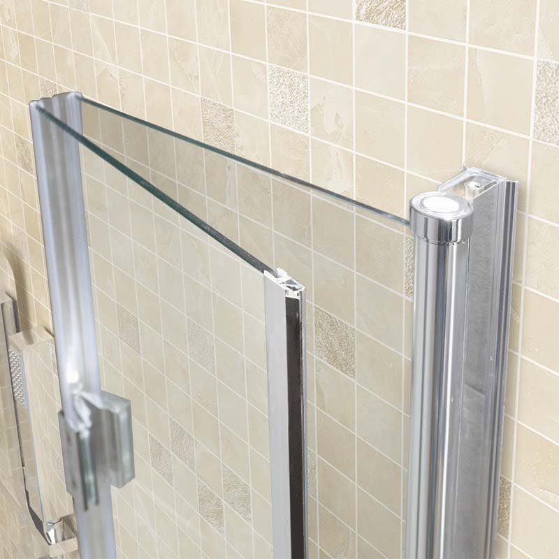 Cabina dus MBO-KZ1290A,80x80cm, finisaj crom