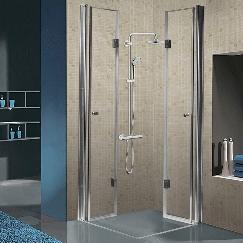 Cabina dus MBO-KZ1290A,80x80cm, finisaj crom