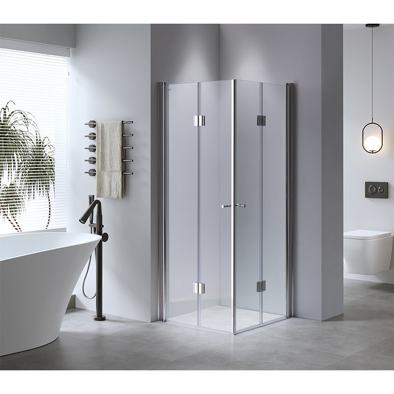 Cabina dus MBO-KZ1290A,80x80cm, finisaj crom