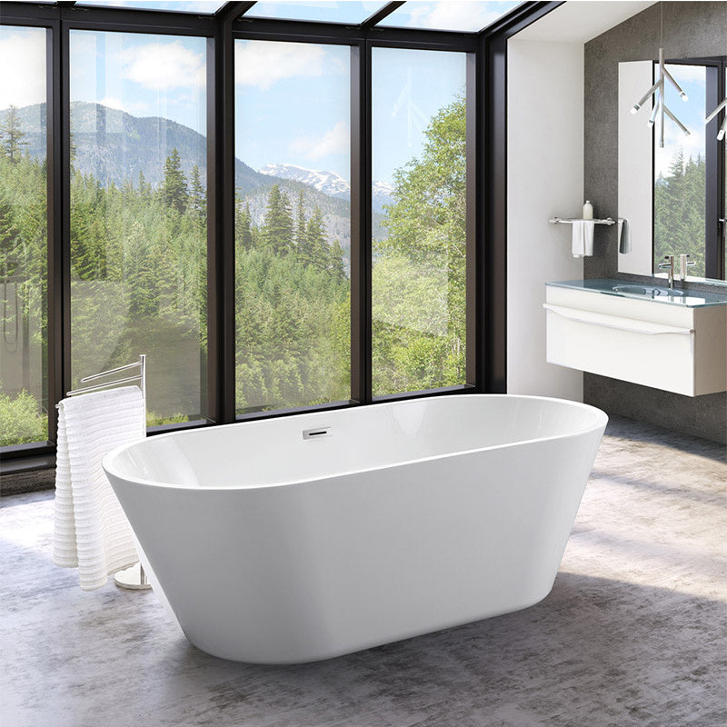 Cada freestanding Mbo-Lisbona, acril, 150x75cm