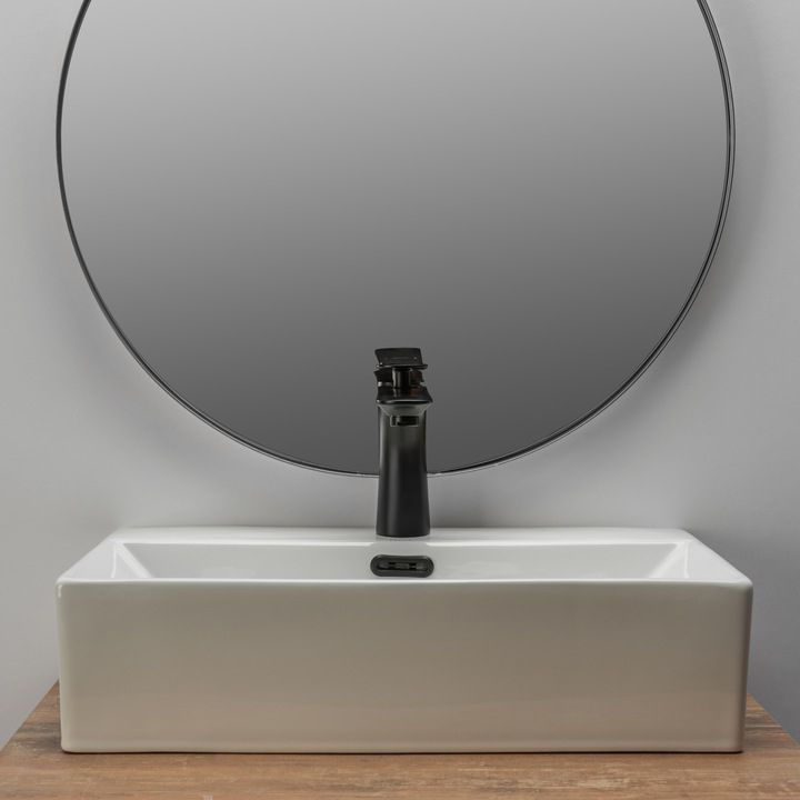 Lavoar blat Rea Bonita White, 51x36cm, ceramica sanitara - MarbelOn