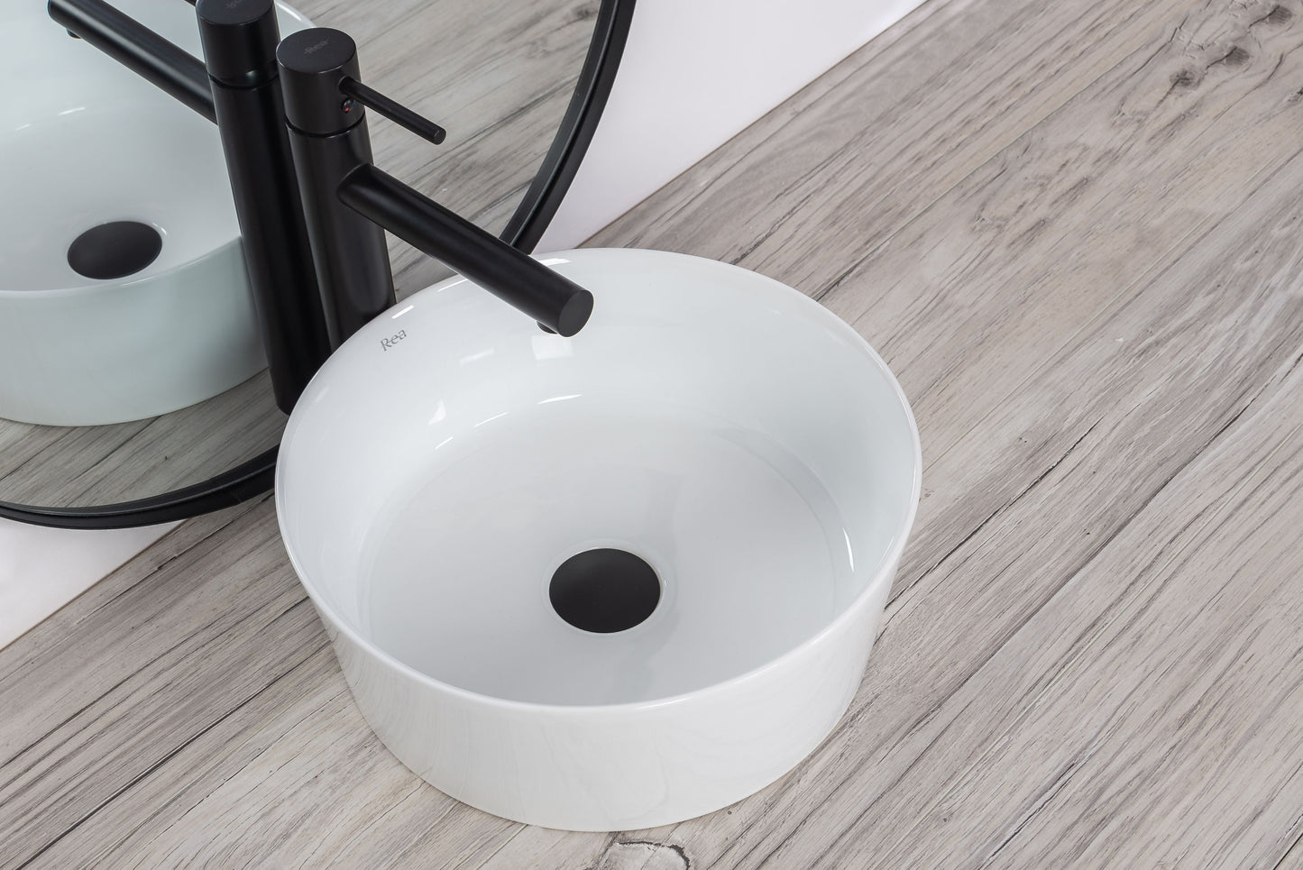 Lavoar blat Ida Slim, 36x36cm, ceramica sanitara - MarbelOn
