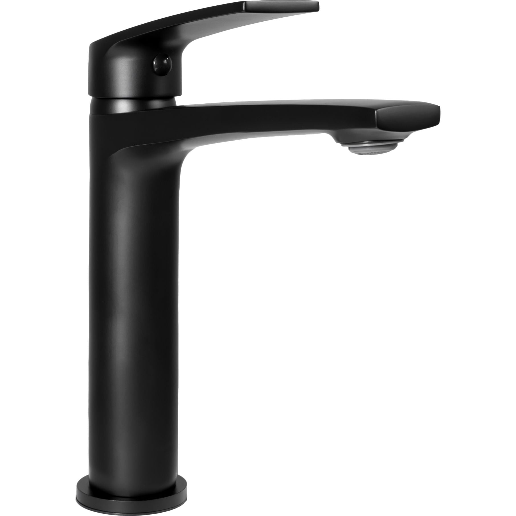 Baterie lavoar Rea Luppo, 17 cm, alama, finisaj negru mat - MarbelOn