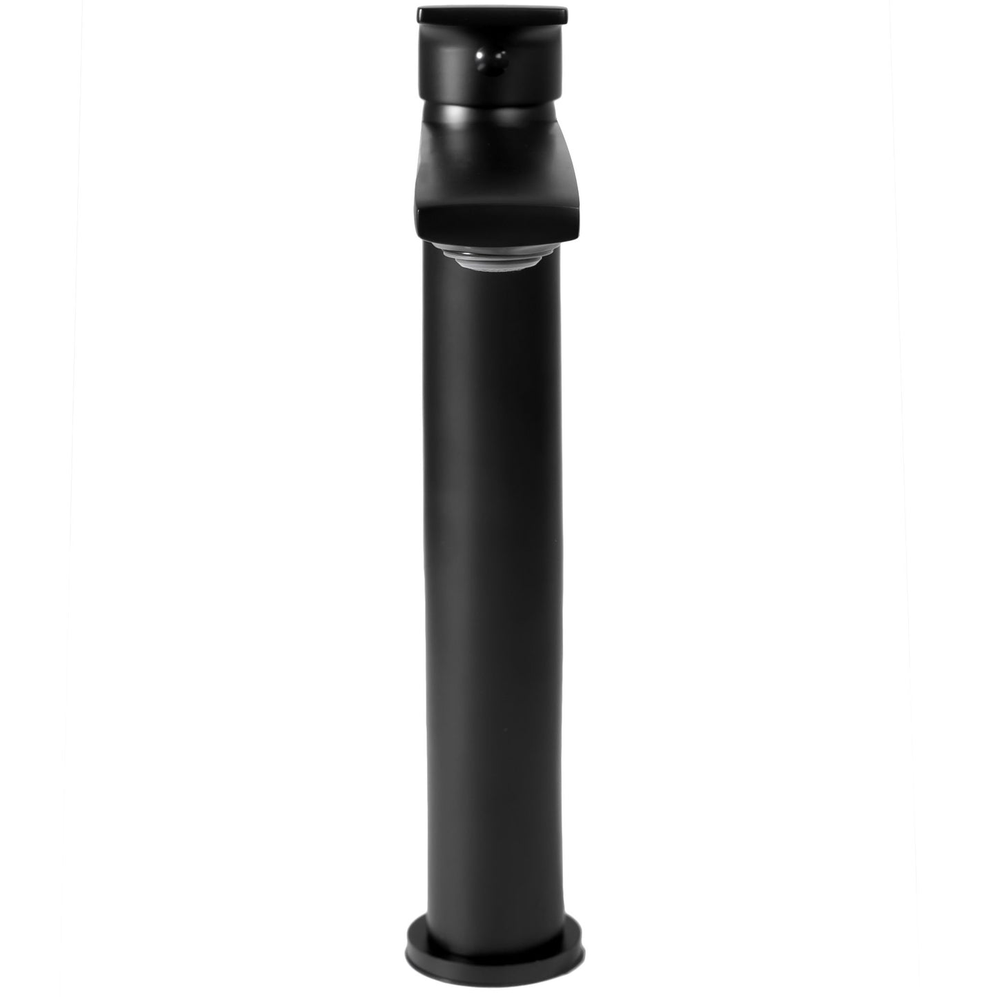 Baterie lavoar Rea Luppo Black, 25.5 cm, alama, finisaj negru mat - MarbelOn