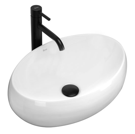 Lavoar blat Rea Linda, 48x34cm, ceramica sanitara - MarbelOn