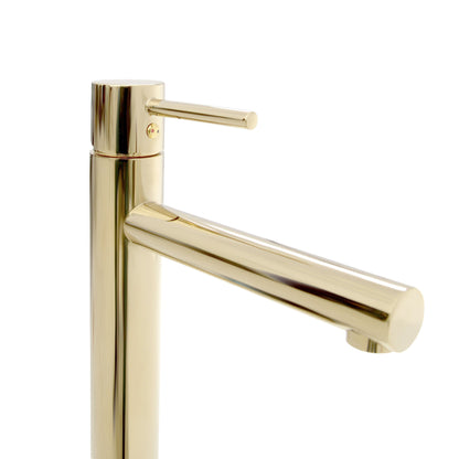 Baterie lavoar Rea Tess Light Gold, 31.5 cm, alama
