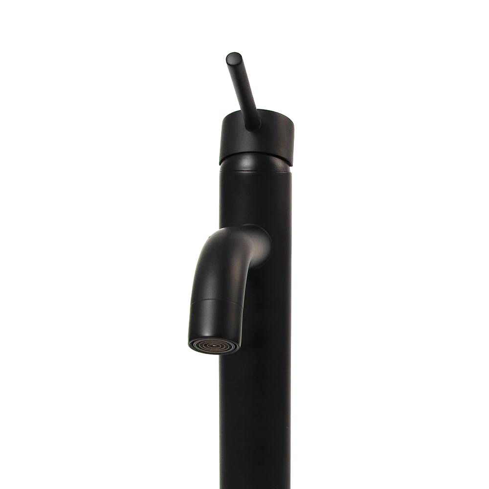 Baterie lavoar Lungo, 28 cm , alama, finisaj negru mat - MarbelOn