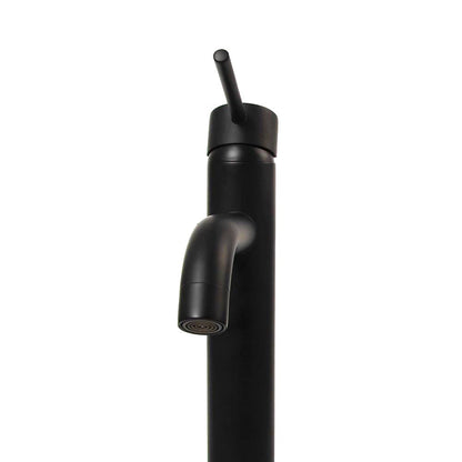 Baterie lavoar Lungo, 28 cm , alama, finisaj negru mat - MarbelOn