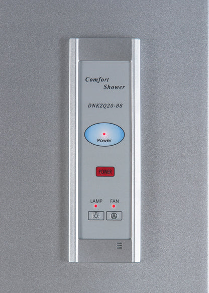 Cabina de dus cu hidromasaj Lena, panou de control, Led, radio, ventilator
