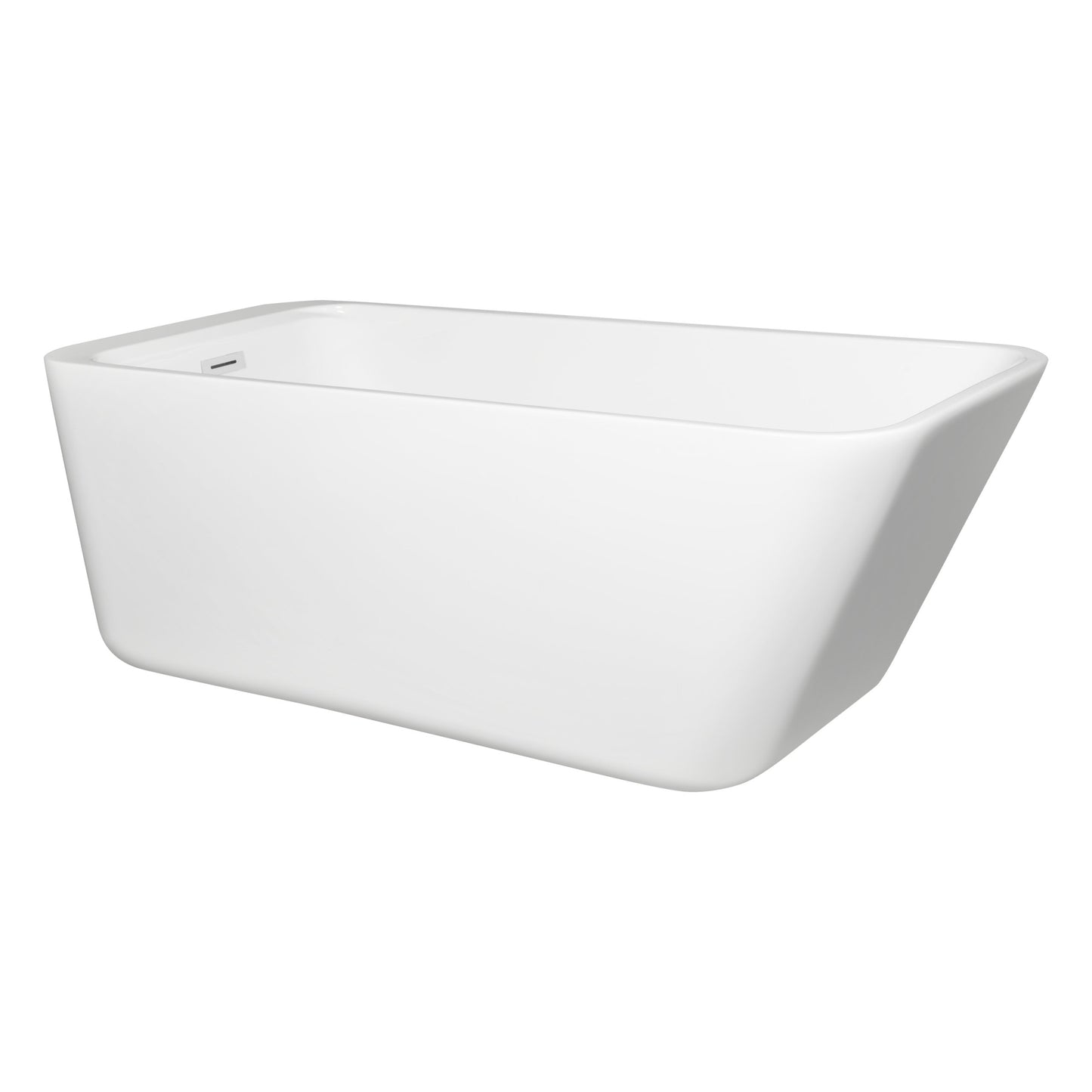 Cada de baie freestanding Mbo-Doli, 160x73x56, alb, acril antibacterian - MarbelOn