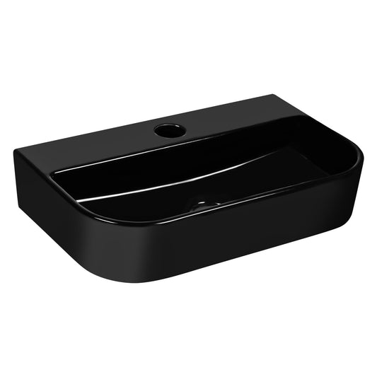 Lavoar blat KR-42, 38x24, negru, ceramica sanitara