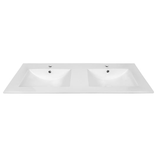 Lavoar blat Twin KR-120, ceramica, 120x46.5cm