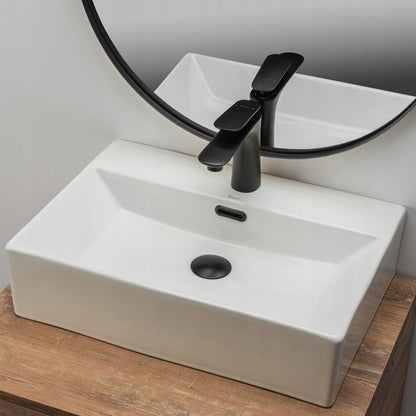 Lavoar blat Rea Bonita White, 51x36cm, ceramica sanitara - MarbelOn