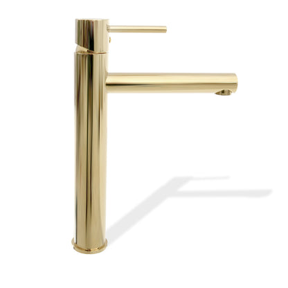 Baterie lavoar Rea Tess Light Gold, 31.5 cm, alama
