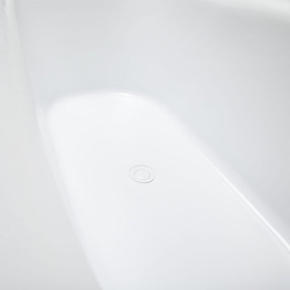 Cada de baie freestanding Mbo-Mona, 150x75x59, alb, acril antibacterian