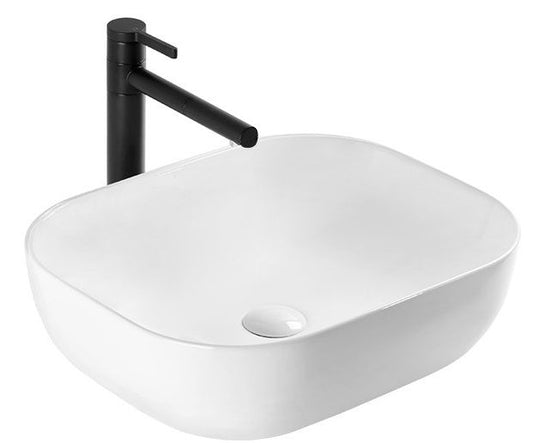 Lavoar blat Rea Mona Slim, 50.5x40cm, ceramica sanitara - MarbelOn