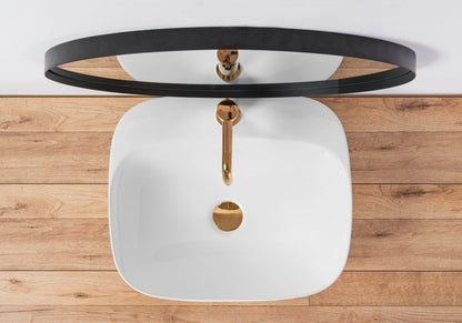 Lavoar blat Rea Marika, 50x43cm, ceramica sanitara - MarbelOn