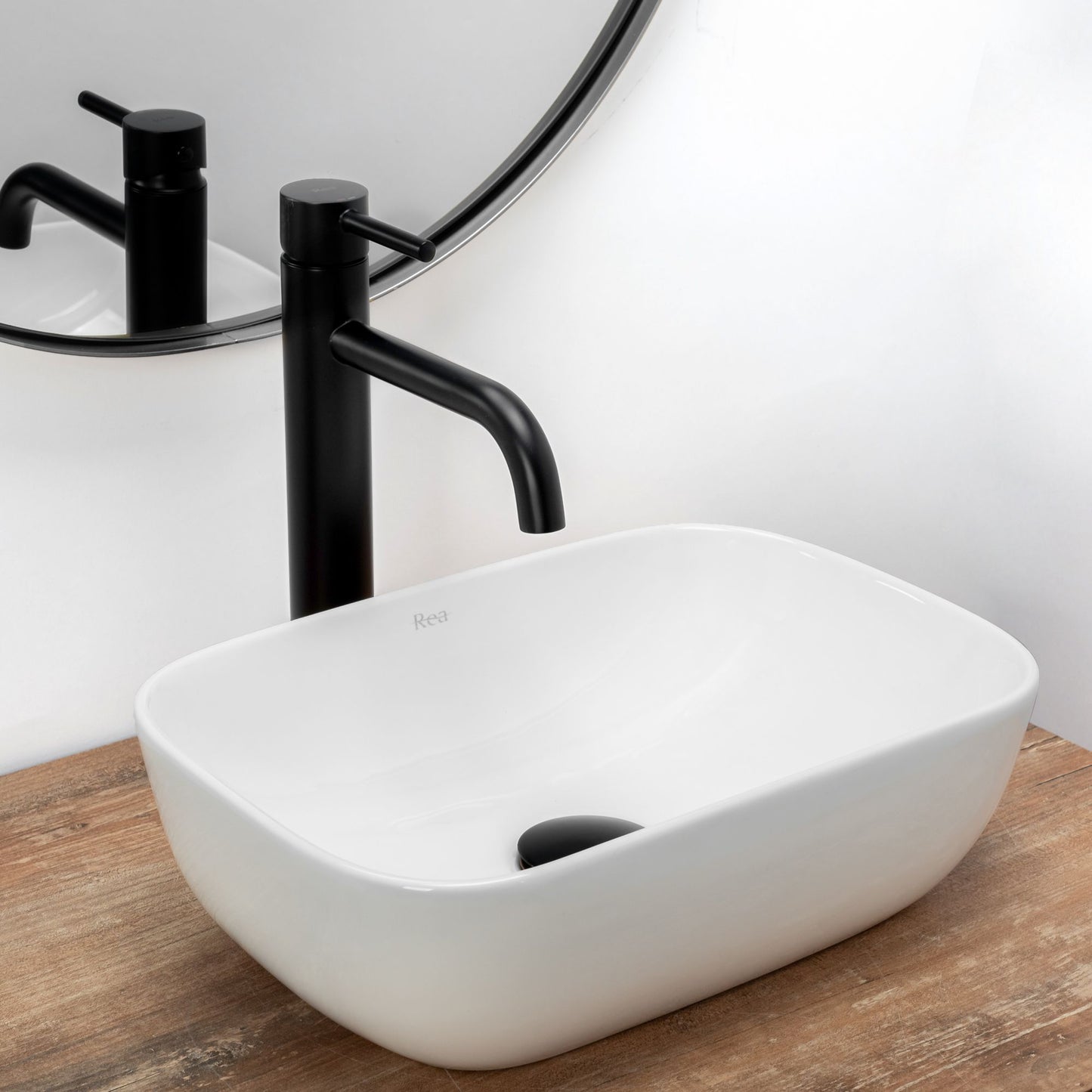 Lavoar blat Belinda Mini, 37x25cm, ceramica sanitara