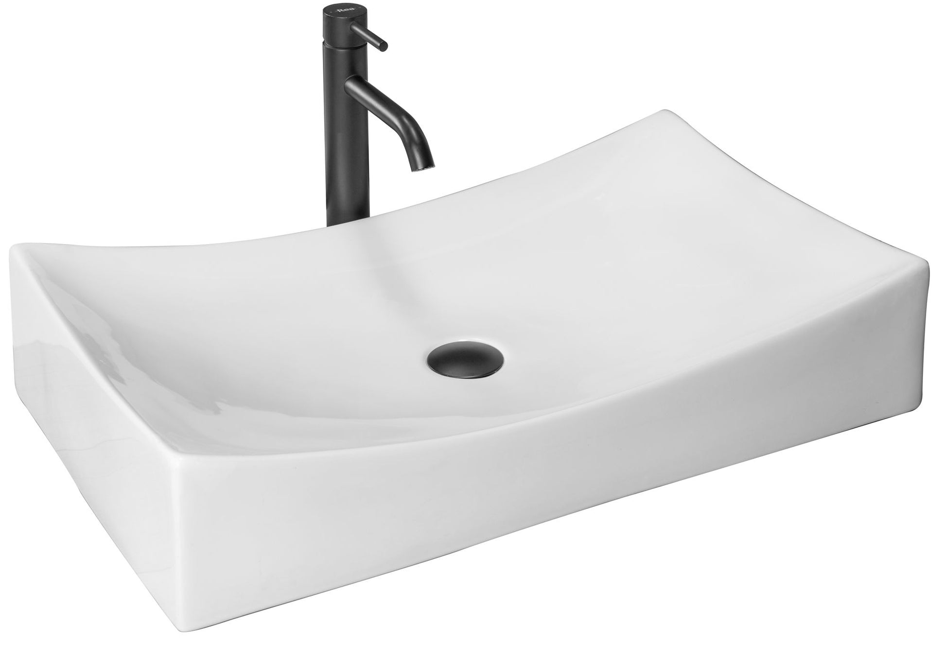 Lavoar blat Rea Impero 2N, 66x40cm, ceramica sanitara - MarbelOn