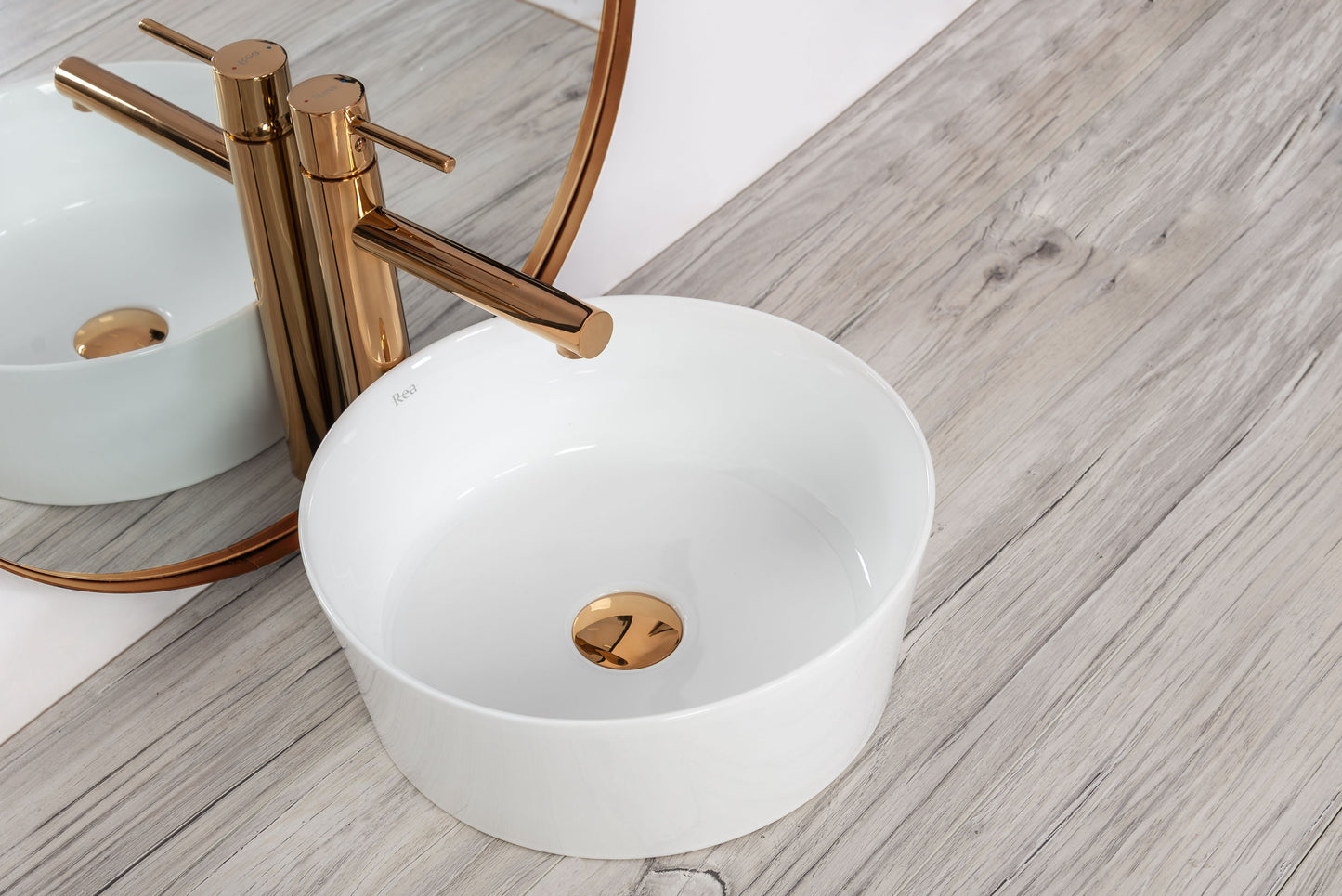 Lavoar blat Ida Slim, 36x36cm, ceramica sanitara - MarbelOn
