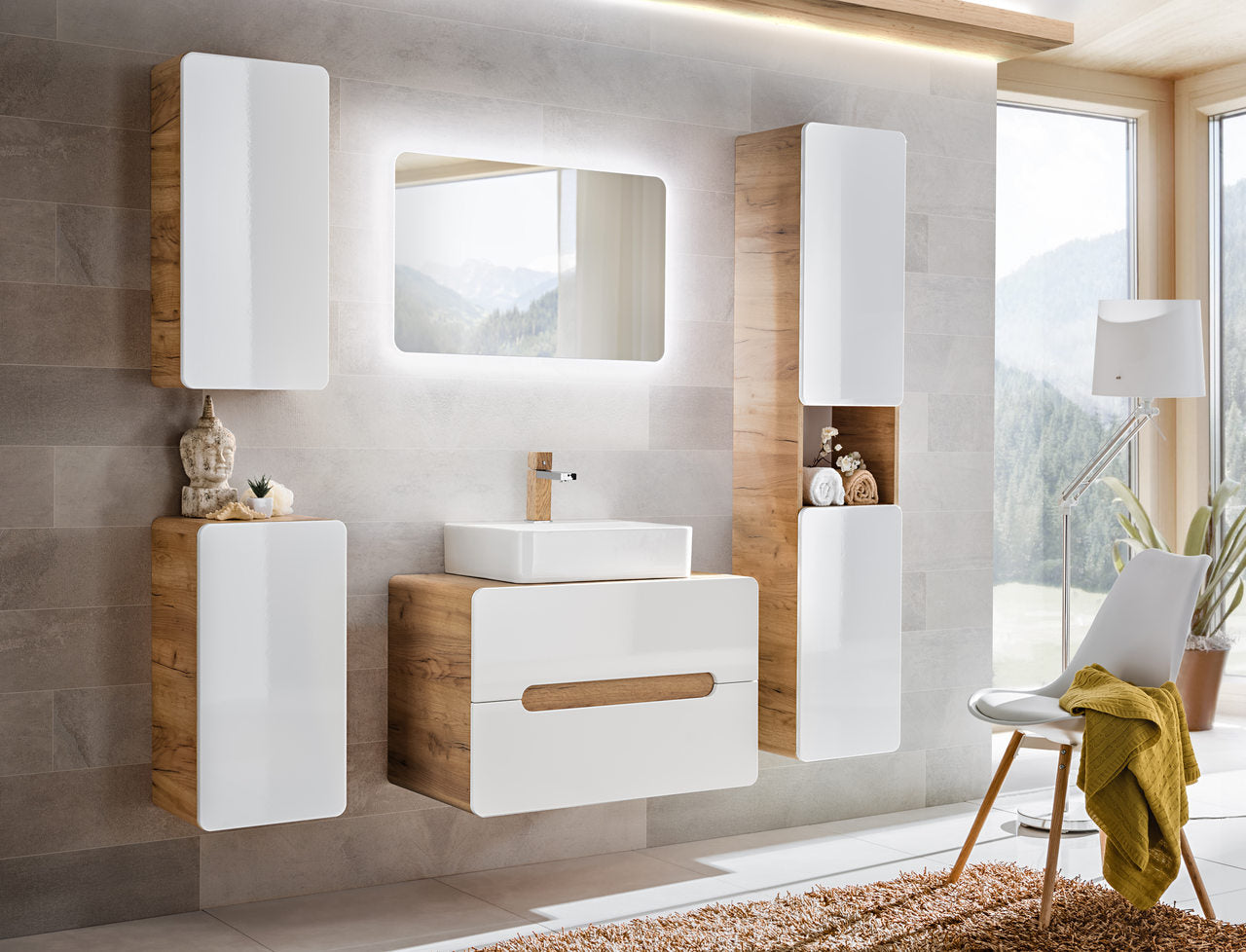 Masca pentru lavoar Aruba White 829