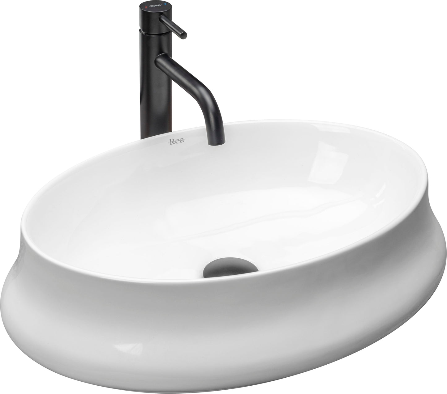 Lavoar blat Rea Angela, 52.5x37cm, ceramica sanitara - MarbelOn