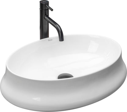 Lavoar blat Rea Angela, 52.5x37cm, ceramica sanitara - MarbelOn