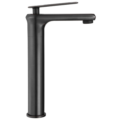 Baterie lavoar Rea Blade Old Black, 26 cm, alama, finisaj negru mat
