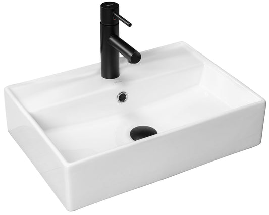 Lavoar blat Rea Valeria, 50.5x35.5cm, ceramica sanitara - MarbelOn