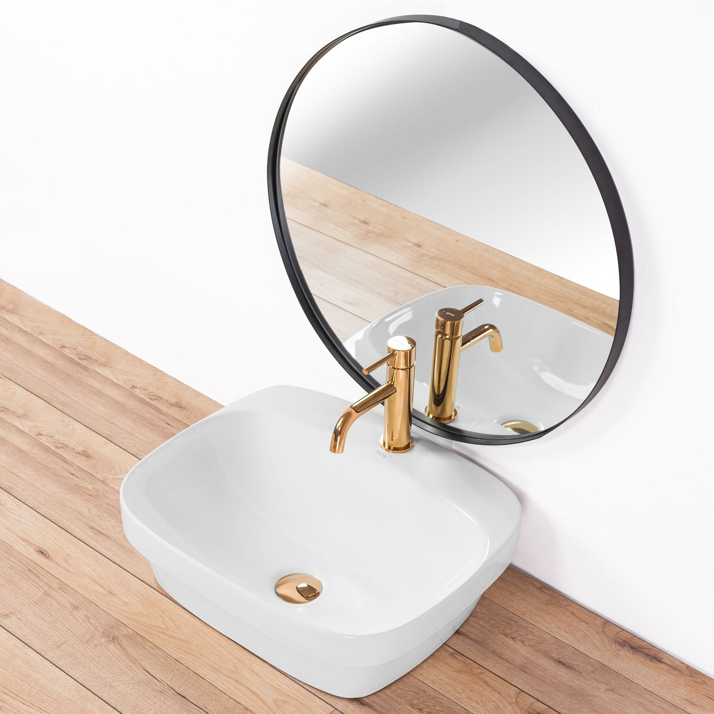 Lavoar blat Rea Marika, 50x43cm, ceramica sanitara - MarbelOn