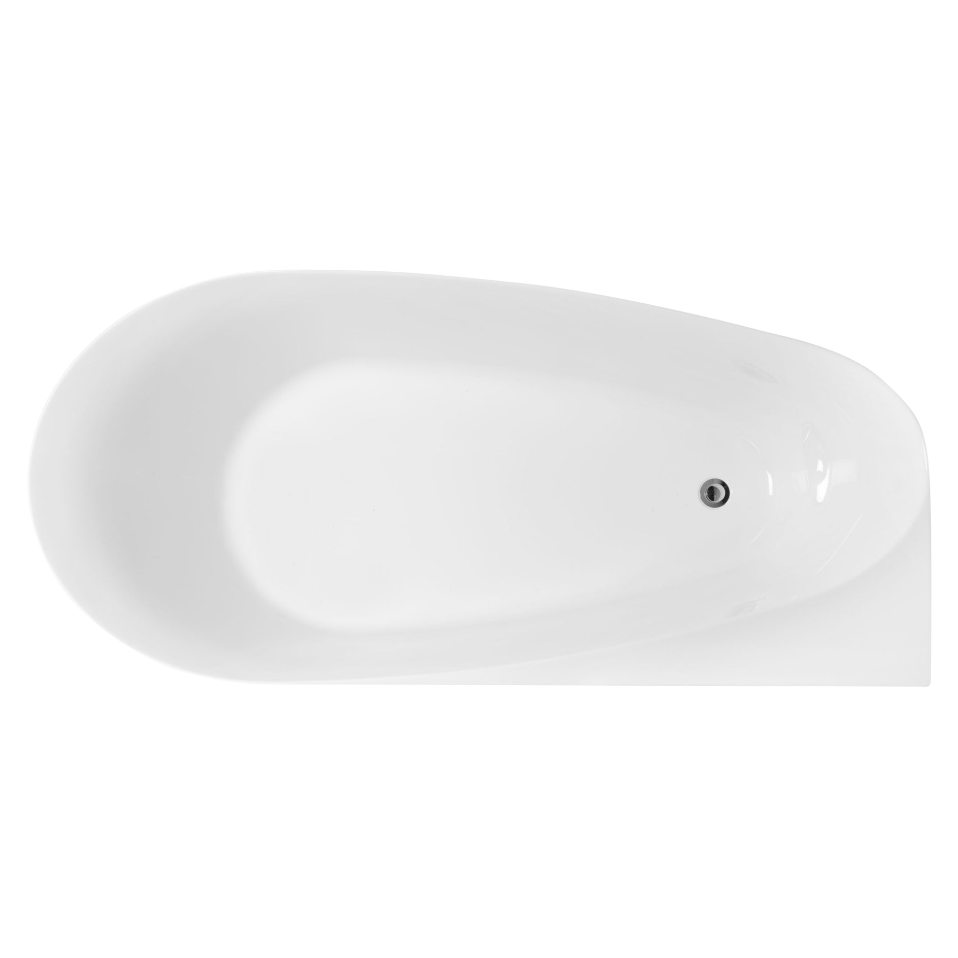 Cada de baie freestanding Mbo-Lucy, 170x80x59, alb, acril antibacterian - MarbelOn