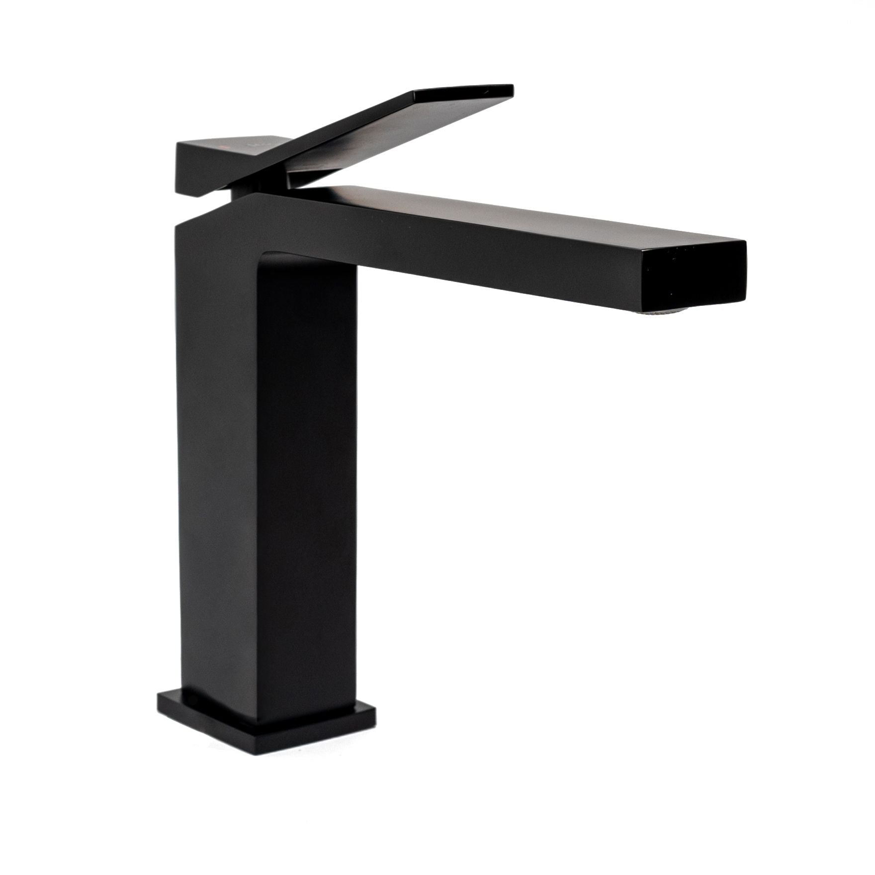 Baterie lavoar Rea Duet Black, alama, 15.5 cm, finisaj negru mat - MarbelOn