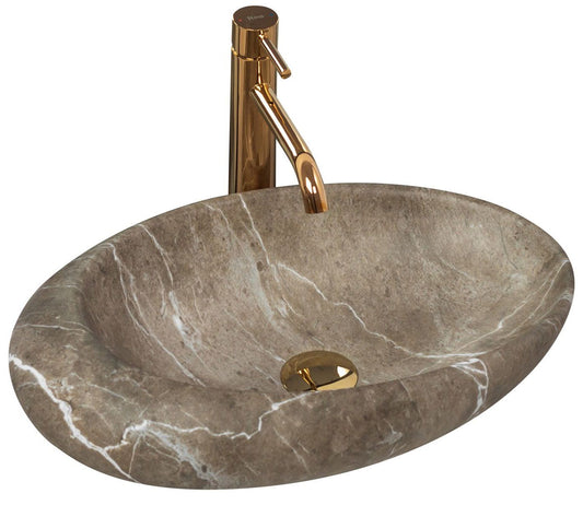 Lavoar blat Rea Roxy B Stone, 49x31cm, ceramica sanitara - MarbelOn