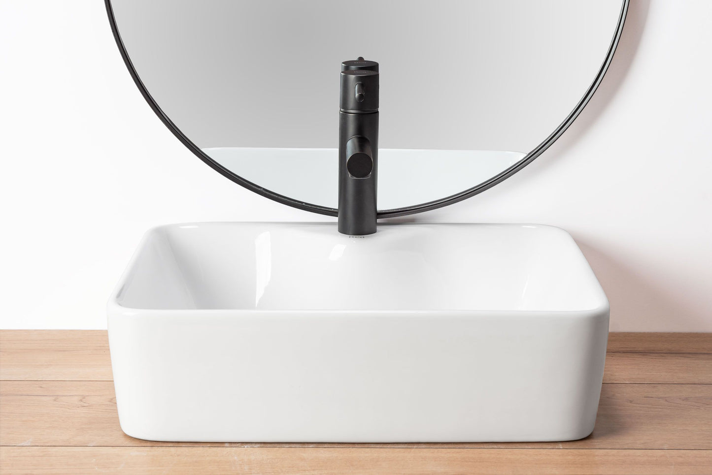 Lavoar blat Rea Kelly White, 49x38cm, ceramica sanitara - MarbelOn