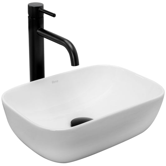 Lavoar blat Belinda Mini, 37x25cm, ceramica sanitara