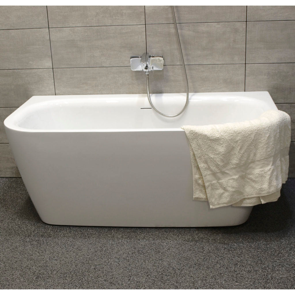 Cada de baie freestanding Mbo-Mona, 150x75x59, alb, acril antibacterian