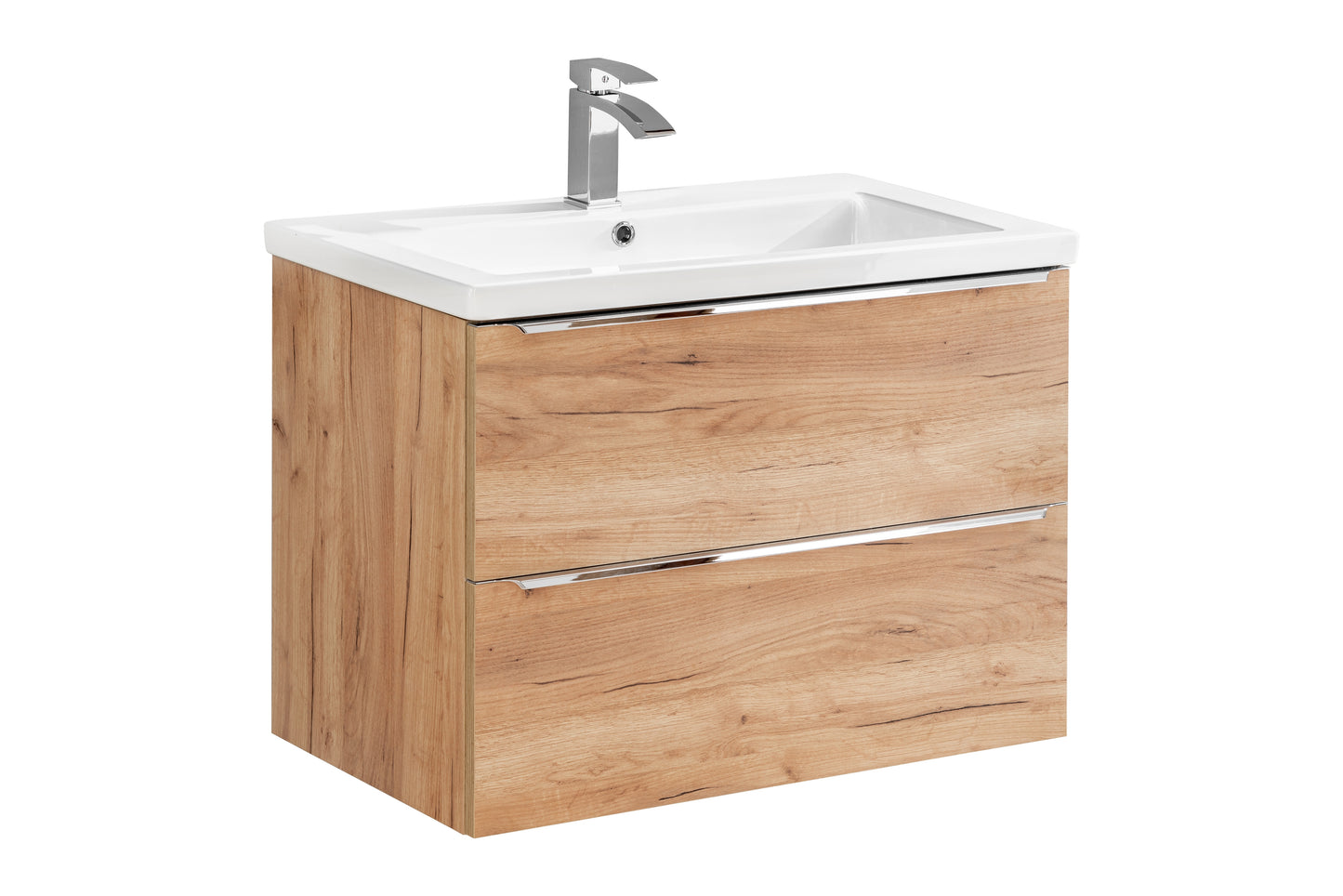 Set Mobilier pentru baie Carpi Oak, 4 piese, Golden Craft