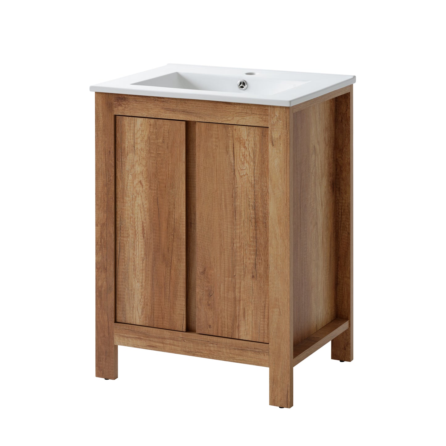 Set Mobilier pentru baie Clasik Oak, 5 piese