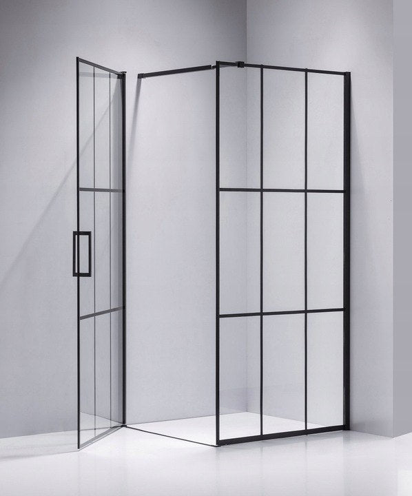 Cabina dus MBO- BS13B, 90x90cm, finisaj negru