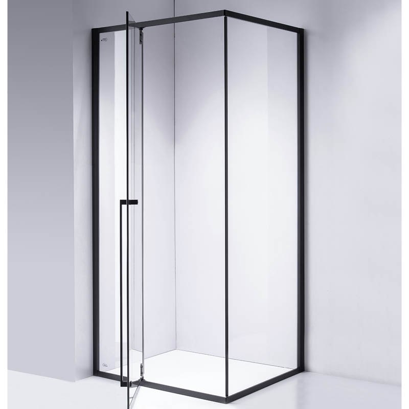 Cabina dus MBO- BS16B , 110x90cm, finisaj negru mat