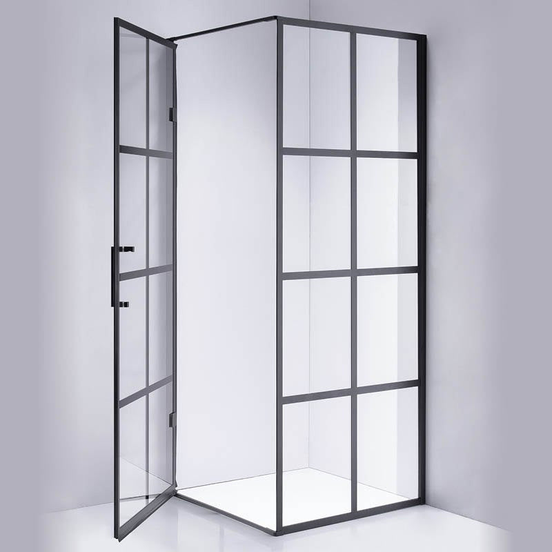 Cabina dus MBO- BS10B, 90x90cm, finisaj negru